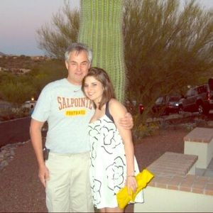 White raw silk shirt floral party dress. 2008 prom